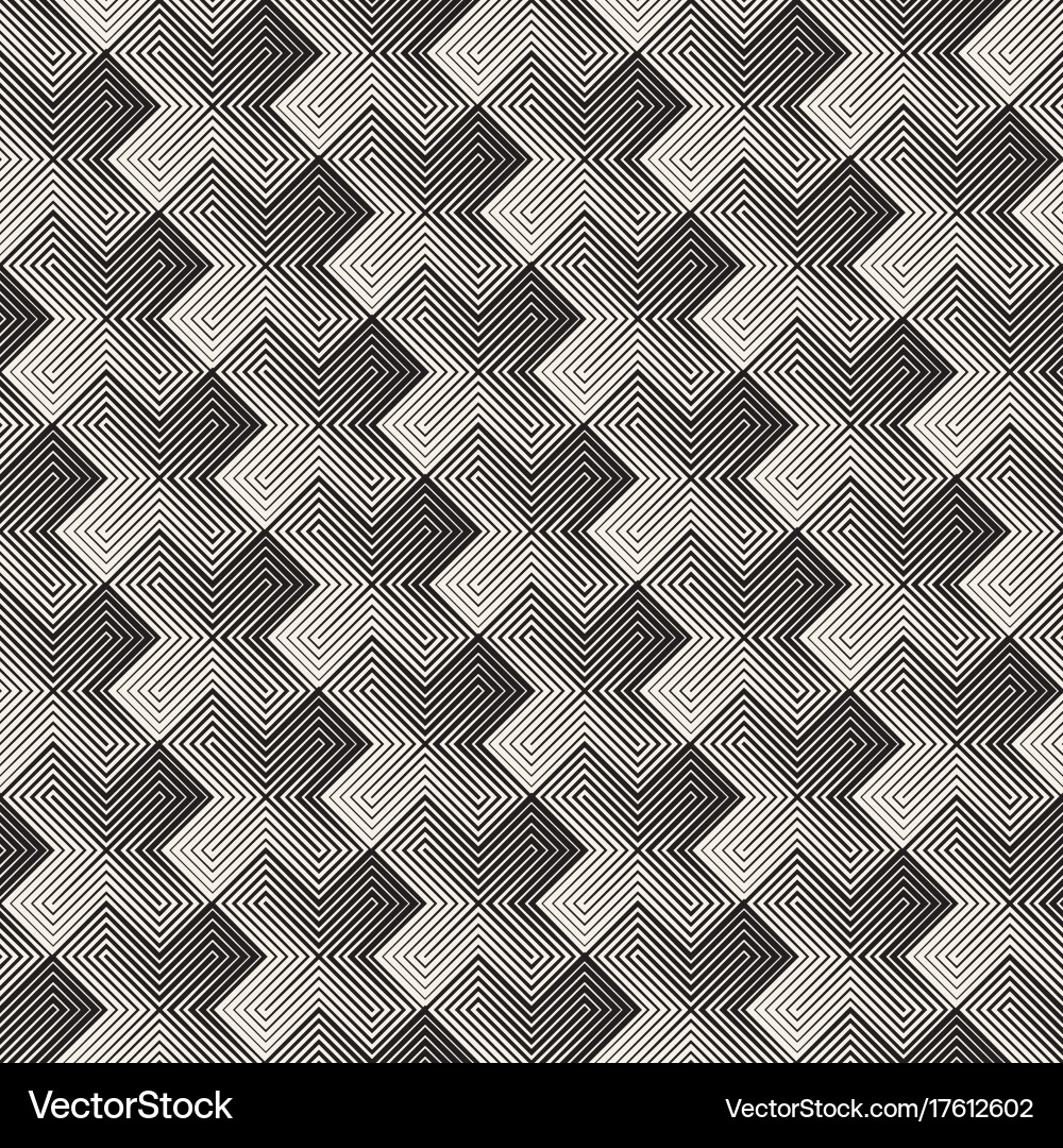 Cross Tiling Mosaic Pattern Vector Image