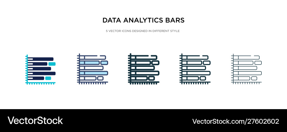 Data analytics bars chart with descendant line Data analytics bars chart with descendant line Vector Image