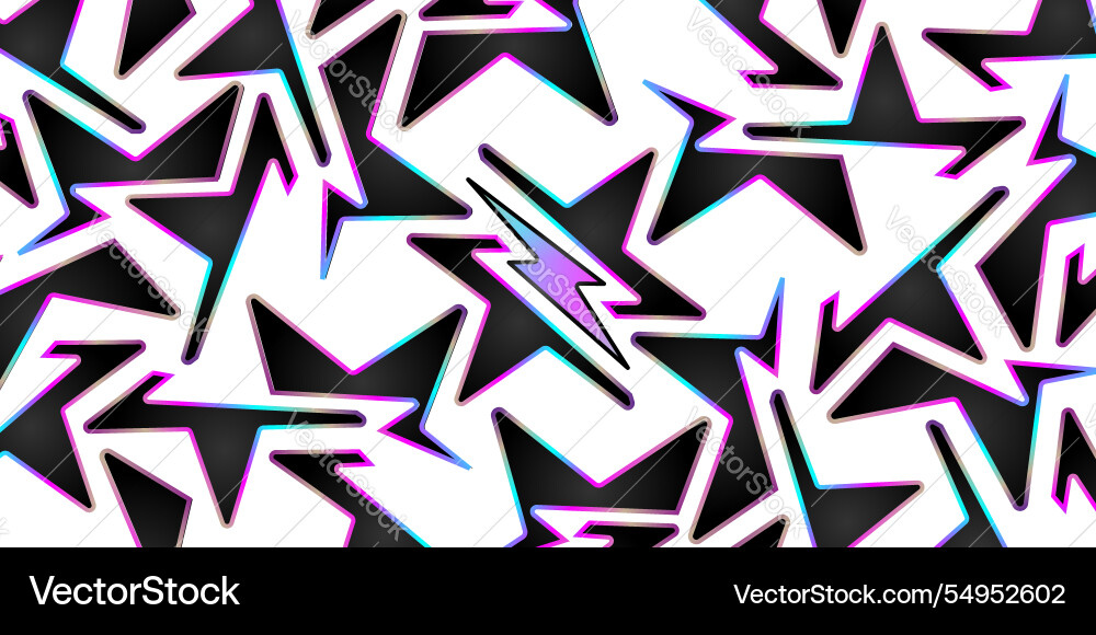 Lightning seamless pattern on white background Lightning seamless pattern on white background vector image