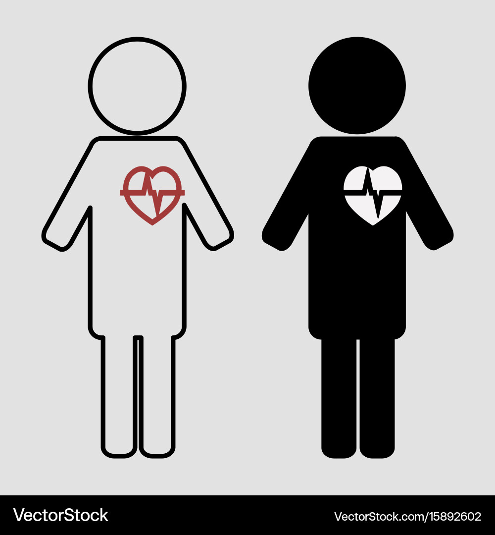 Man with an apparent Vector Image