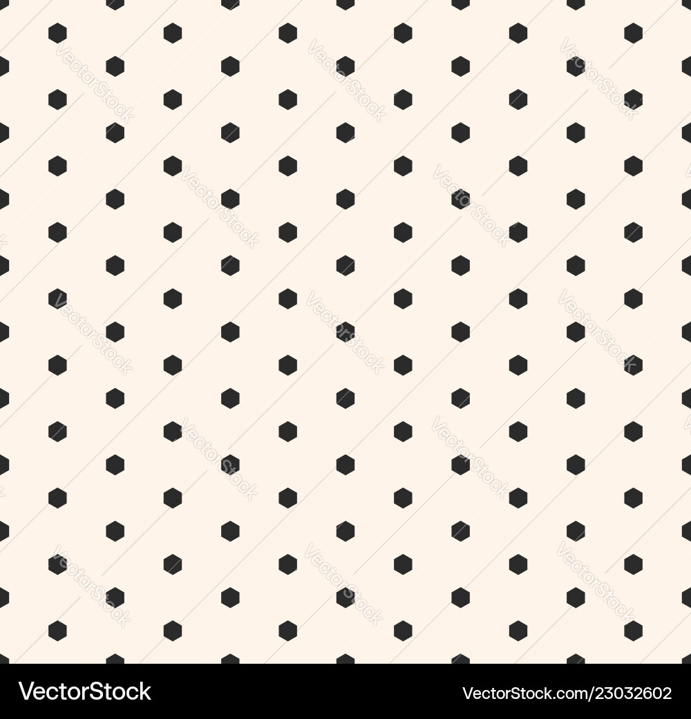 Minimalist seamless pattern with tiny hexagons Minimalist seamless pattern with tiny hexagons vector image