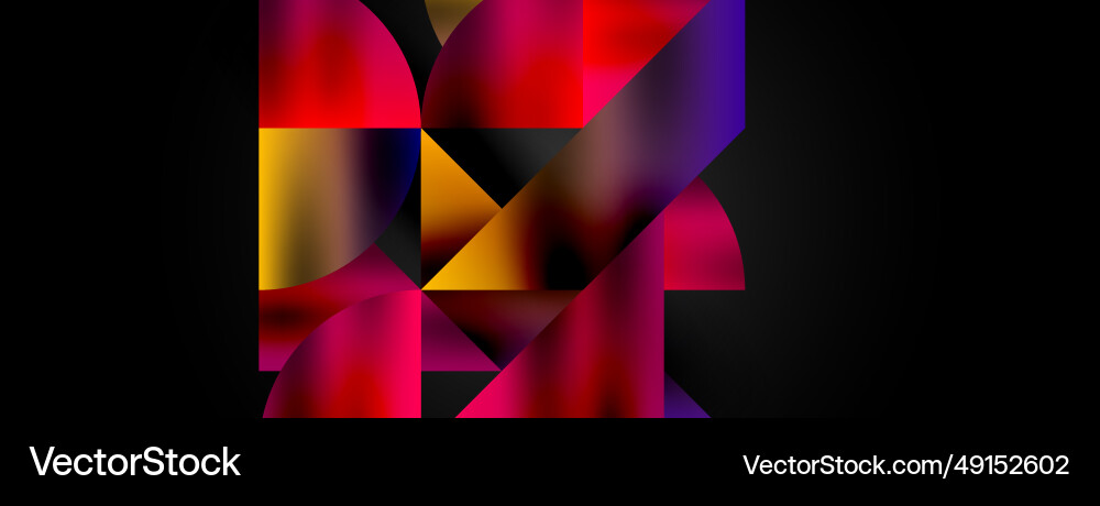Mosaic pattern composition featuring harmonious Vector Image