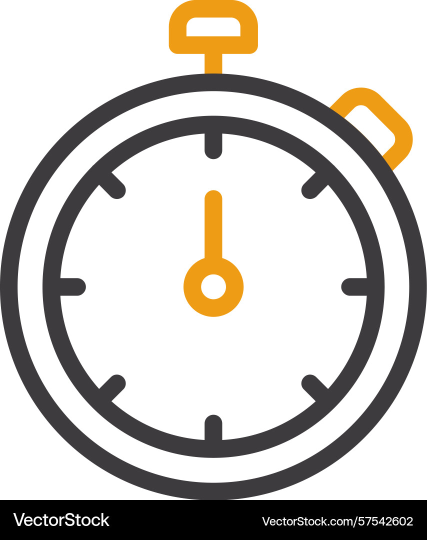 Timer two color icon Vector Image