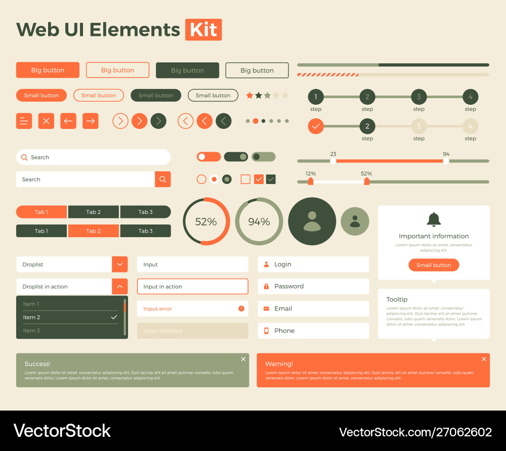 Web-ui-elements-kit copy Web-ui-elements-kit copy vector image