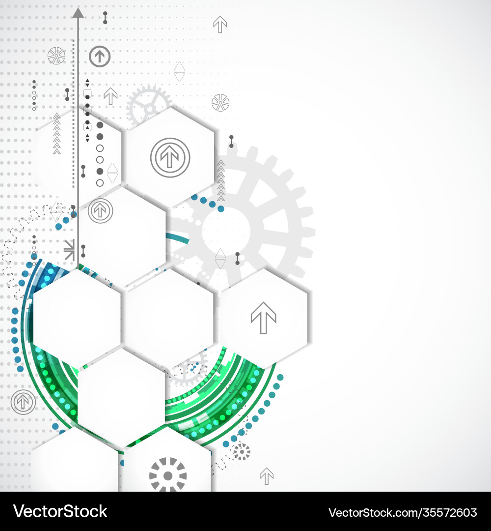 Abstract technological background with various Abstract technological background with various vector image
