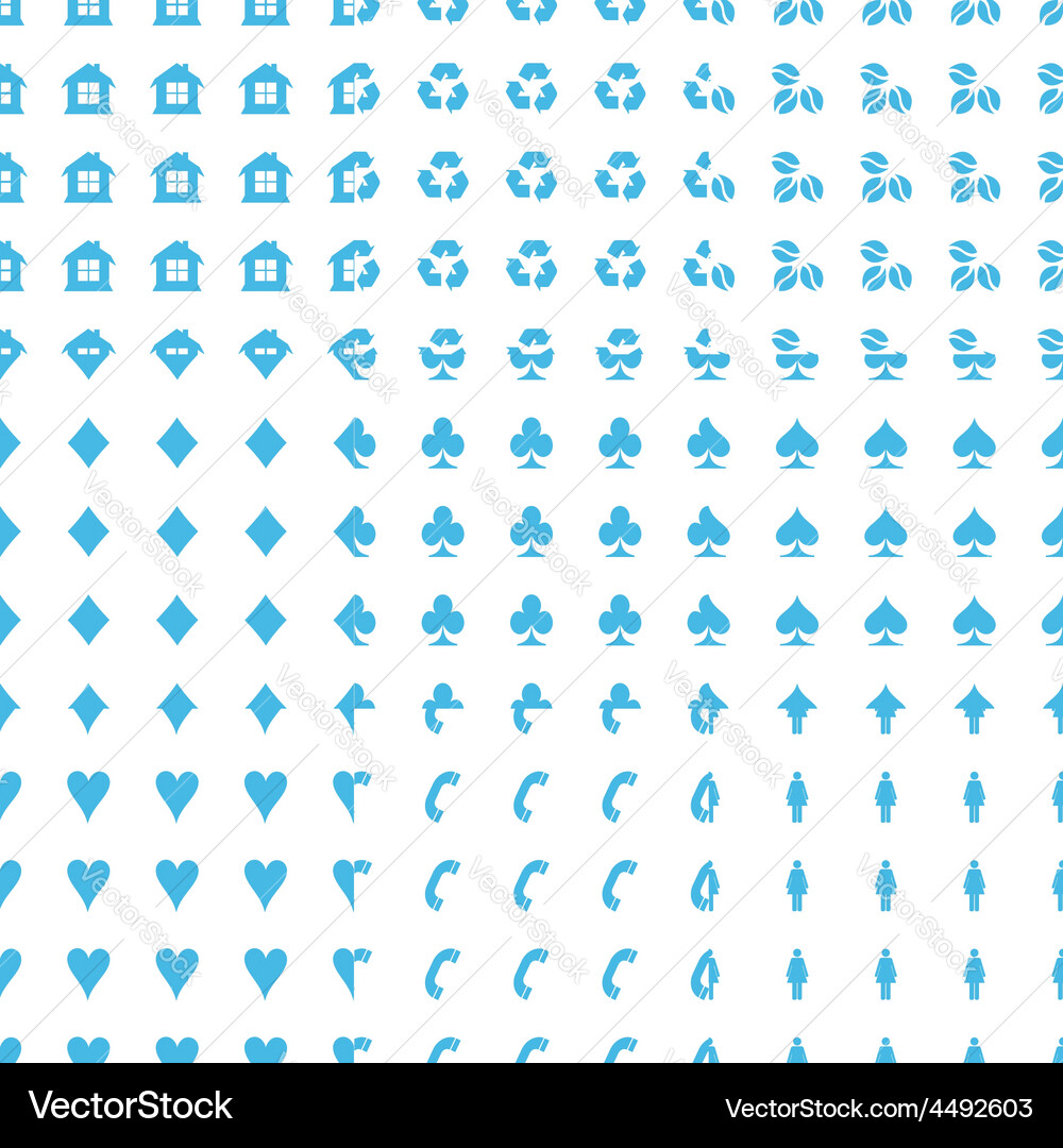 Big seamless pattern set vector image