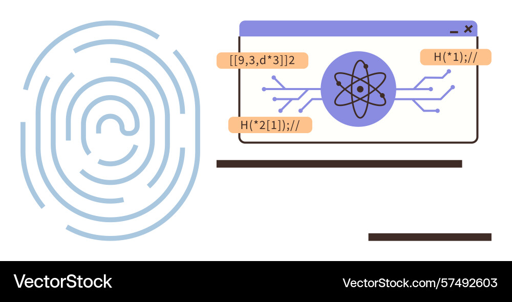 Digital fingerprint analysis with quantum Digital fingerprint analysis with quantum vector image