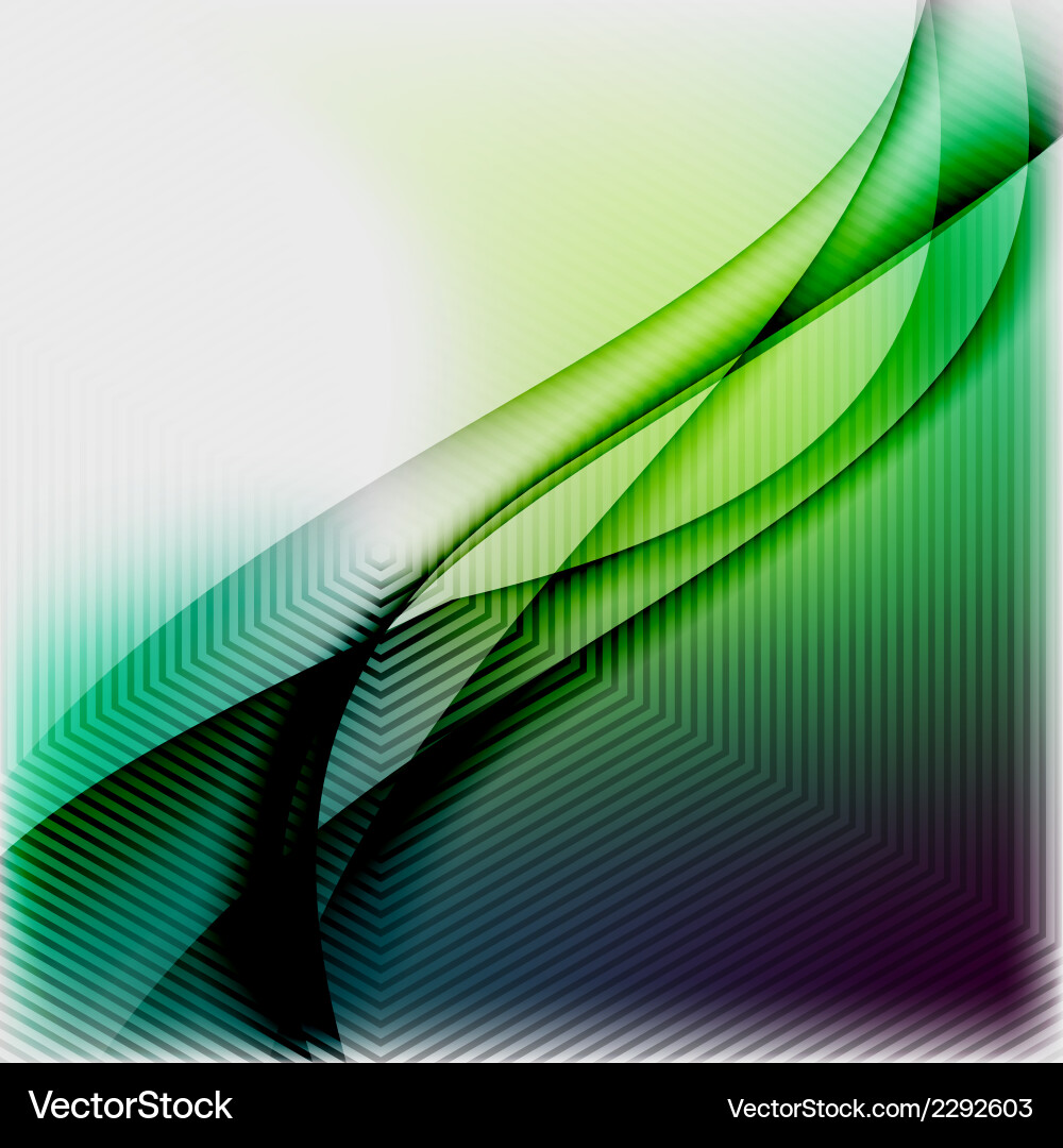Dynamic Color Wave Background vector image