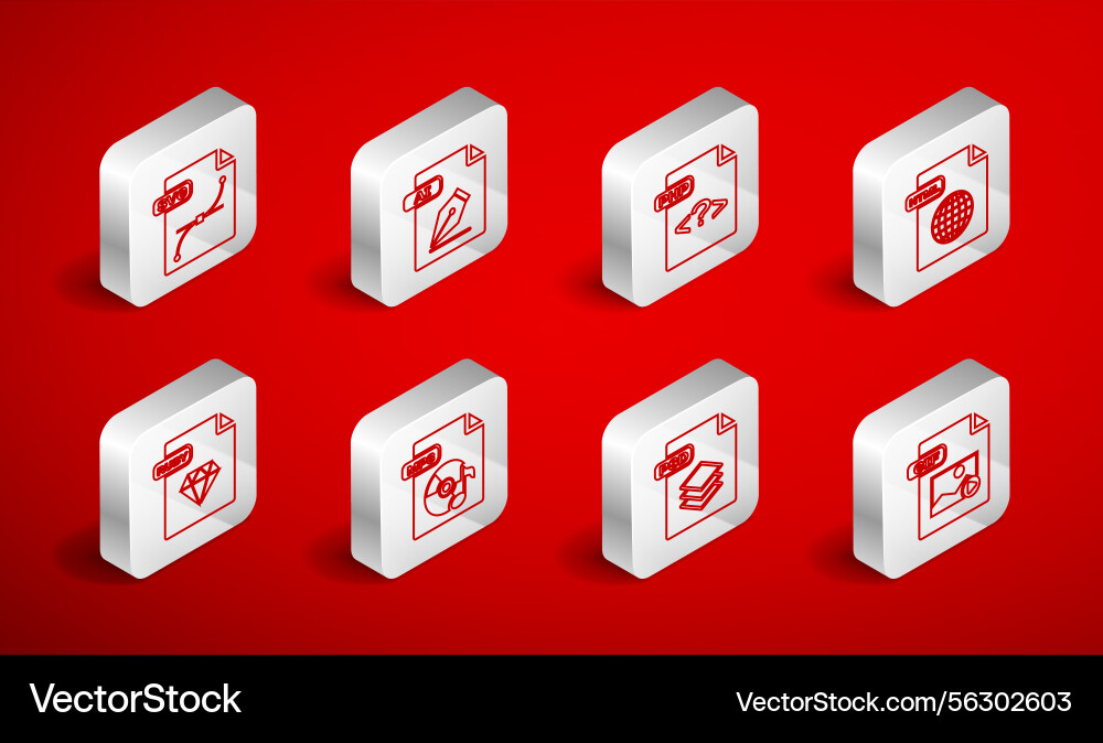 File and Document Icons - Set vector image