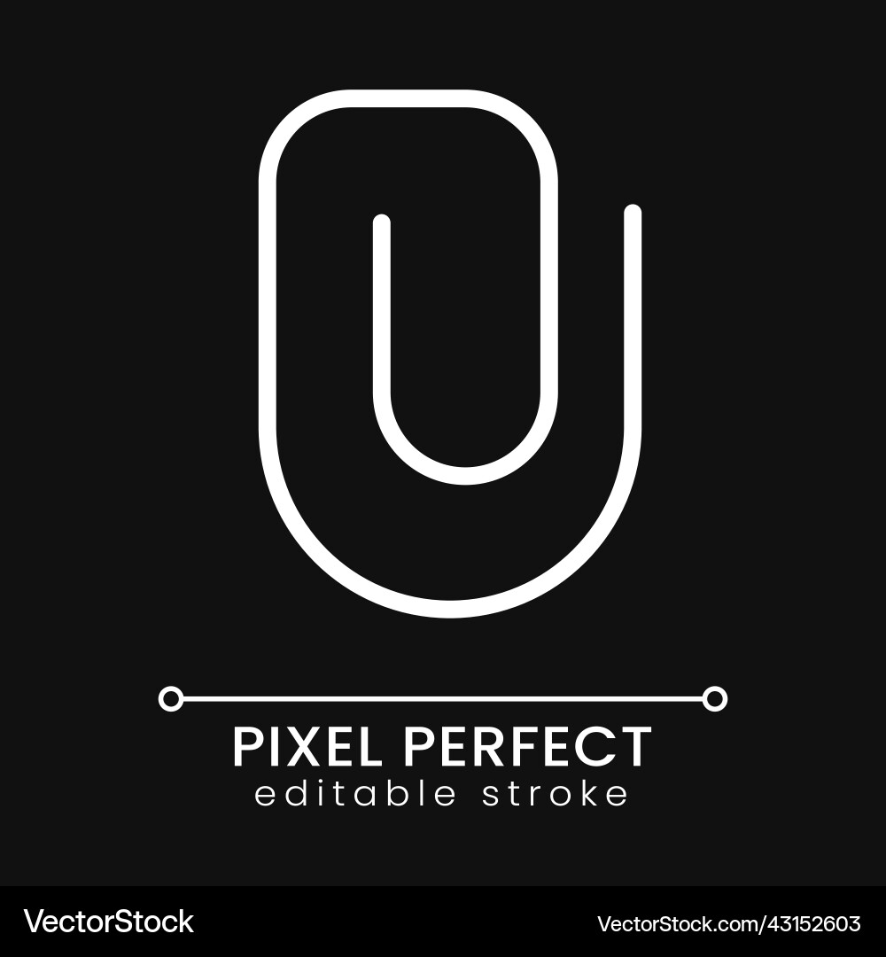 File upload button pixel perfect white linear File upload button pixel perfect white linear vector image