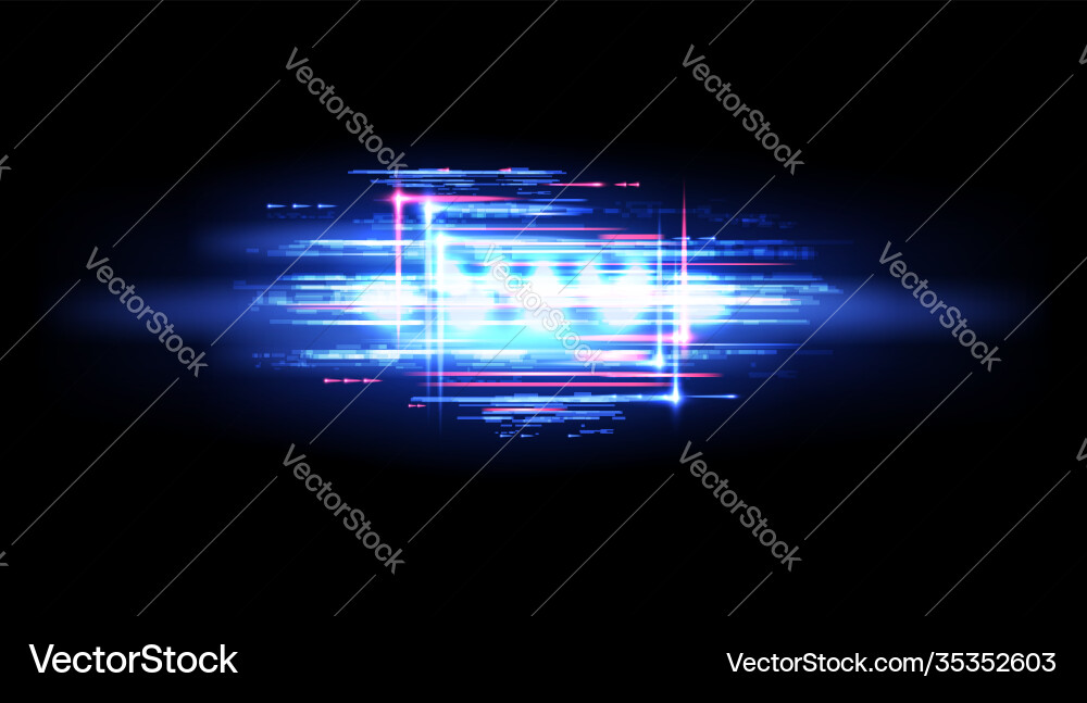 Neon Glitch Flare und digitale Geräusch Hintergrund Neon Glitch Flare und digitale Geräusch Hintergrund vektorbild