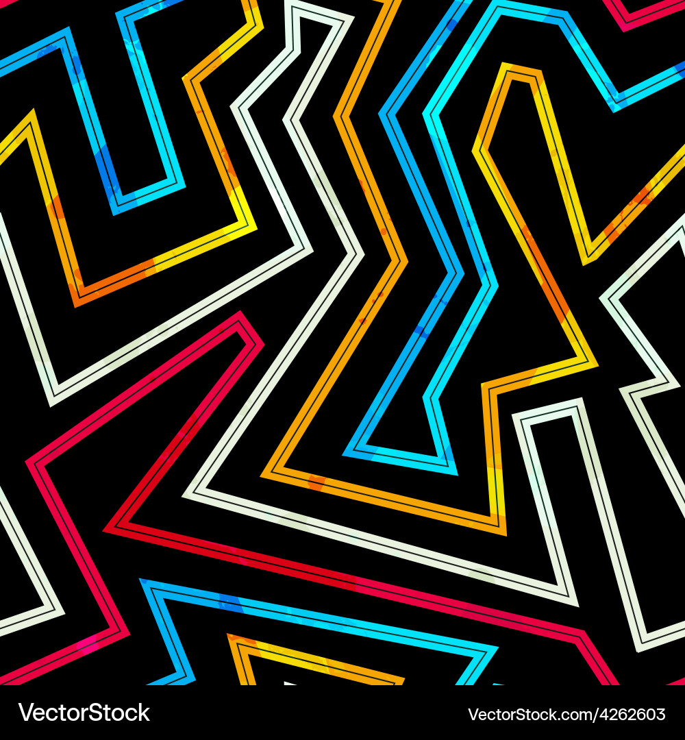 Neon Stripe Pattern vector image