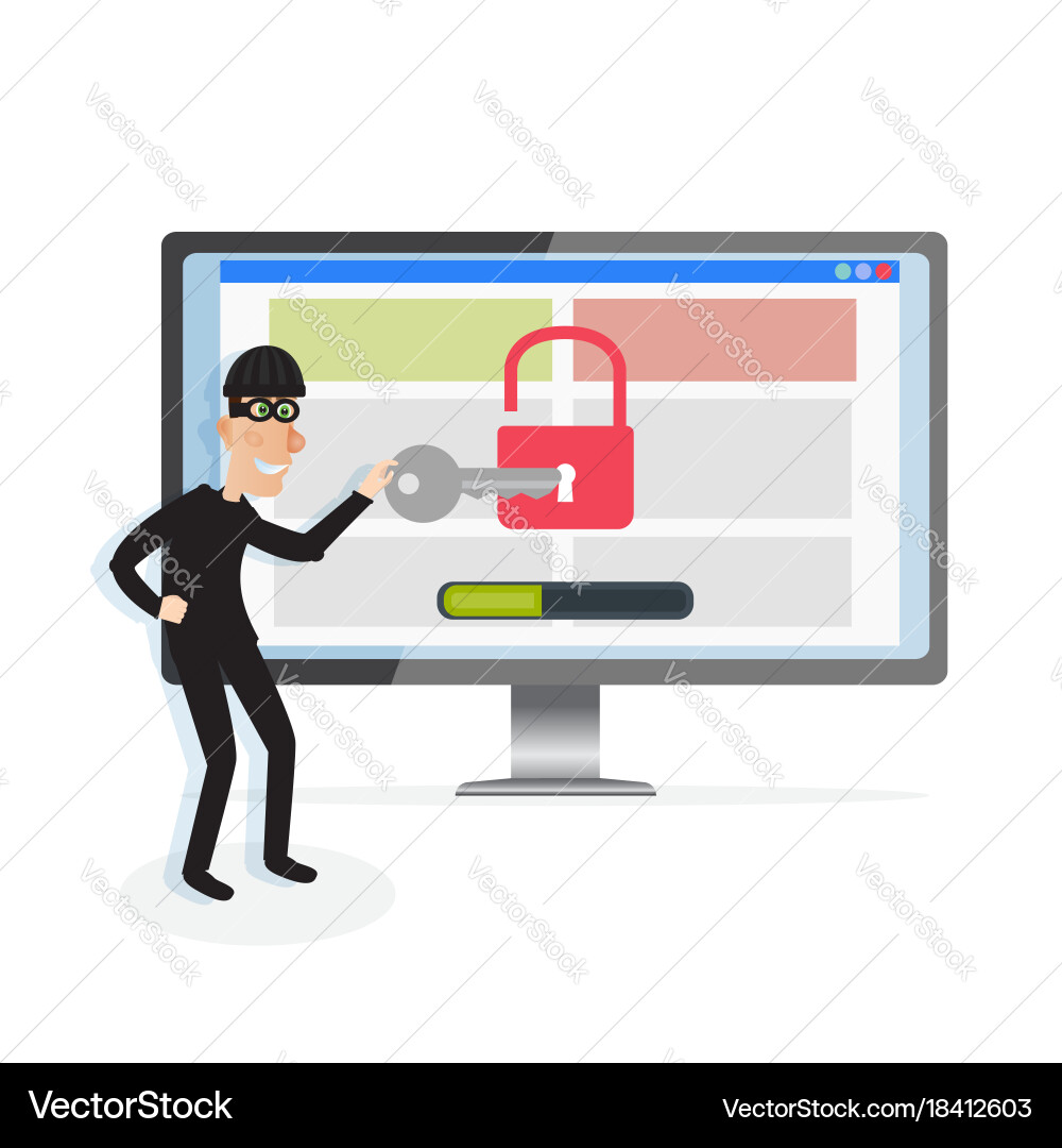 Vulnerability search seo optimizationweb vector image