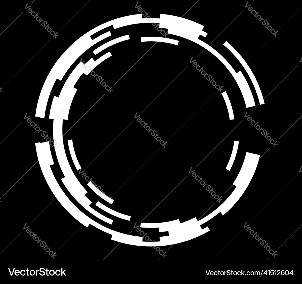 Abstract gui ui geometric circle element Abstract gui ui geometric circle element vector image