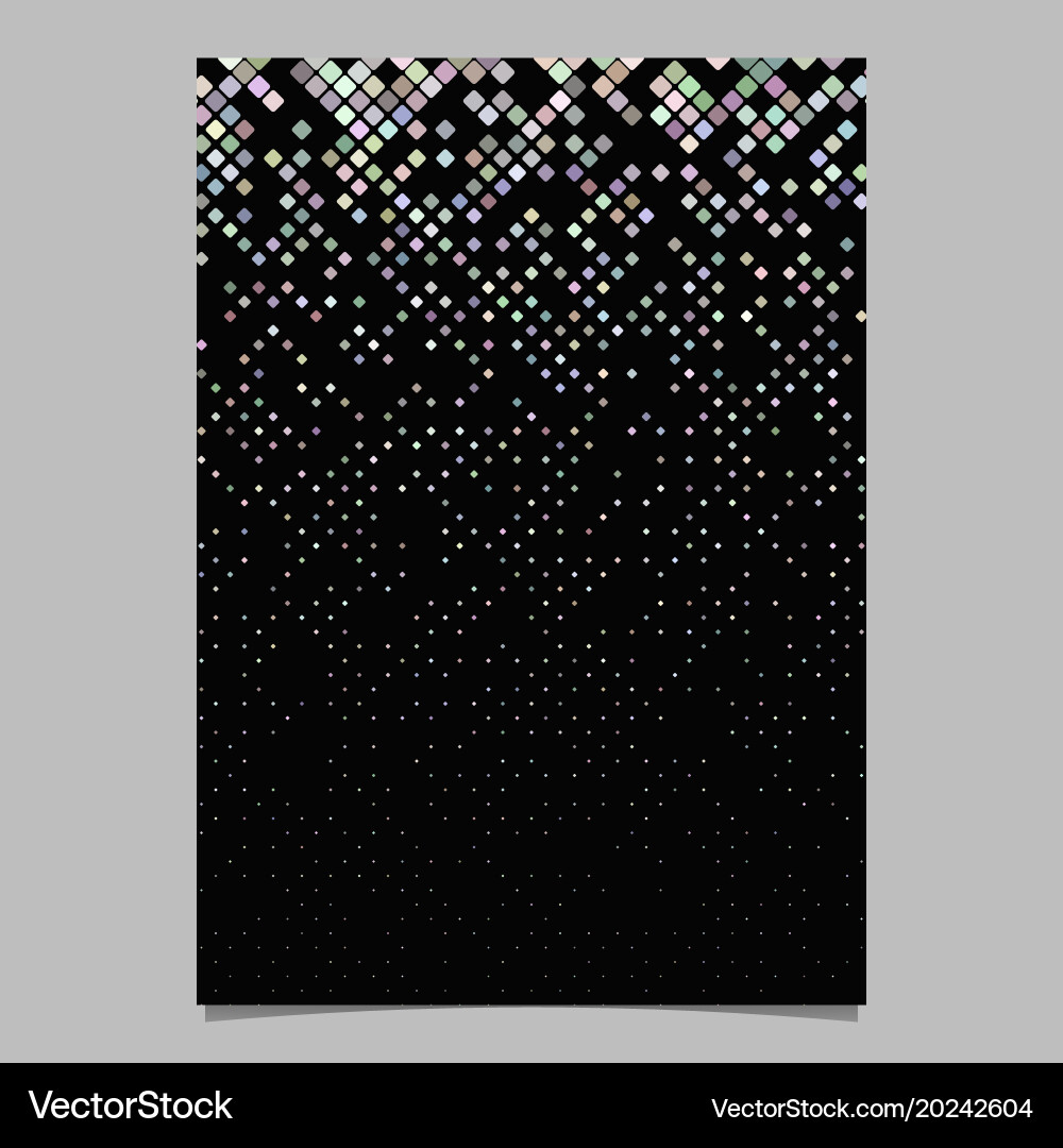 Abstract square pattern poster template - tiled vector image