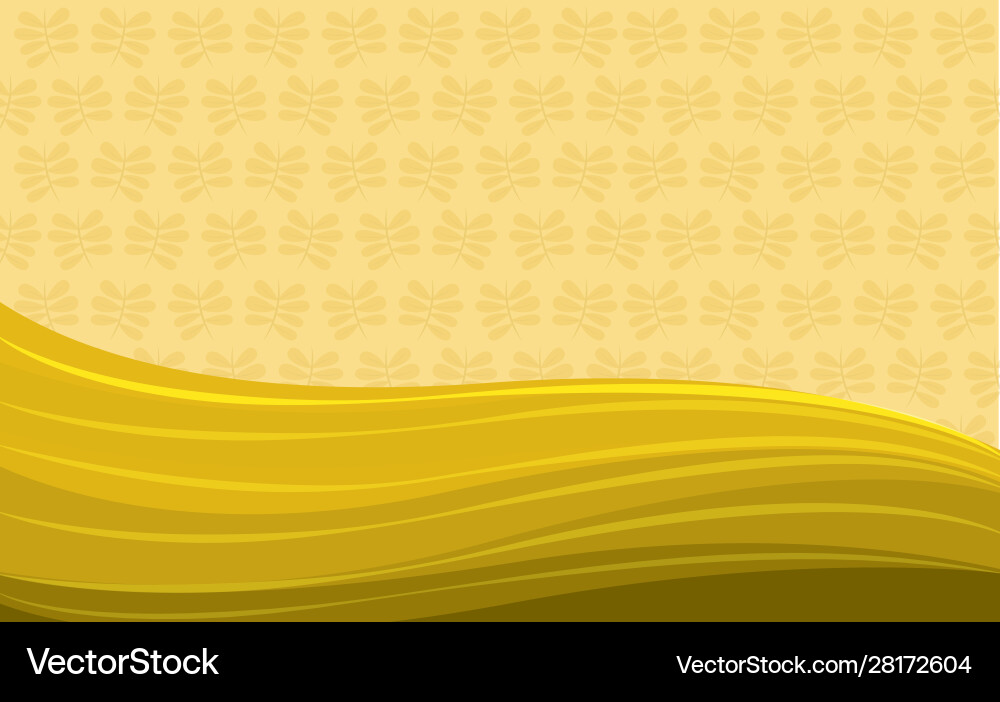Background design with abstract patterns in yellow vector image