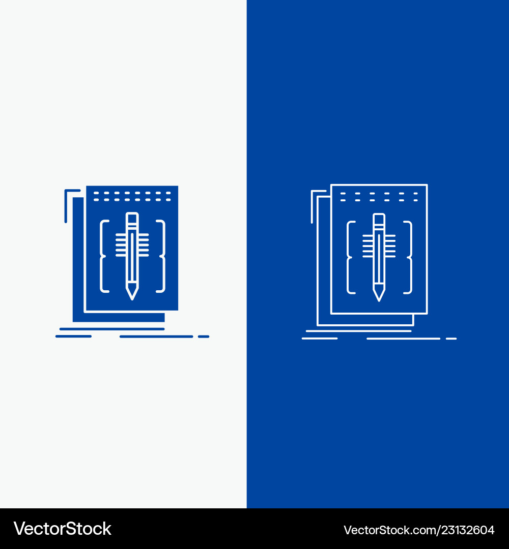 Code Editor Icons - Edit, Language, Program vector image