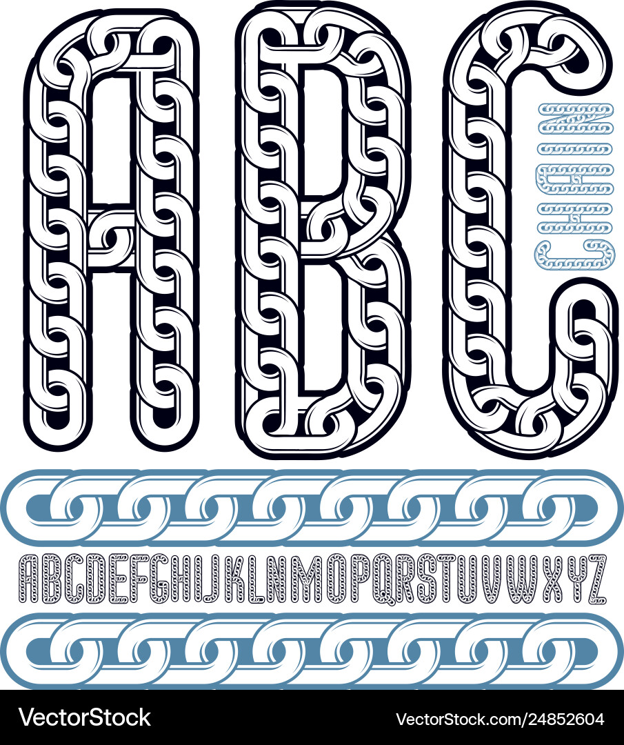 Condensed tall font trendy typescript can be used Condensed tall font trendy typescript can be used vector image