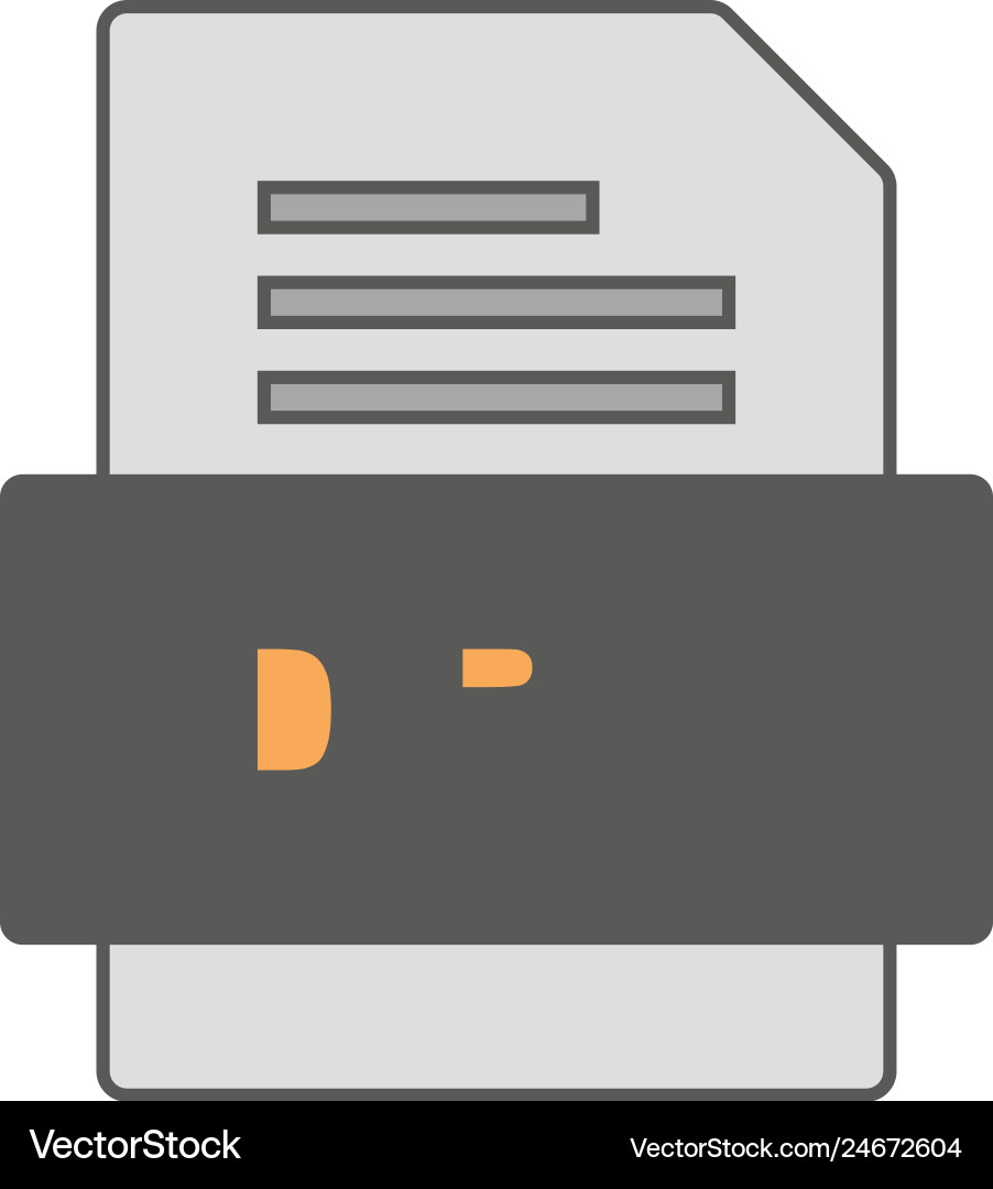 Drv file document icon Vector Image