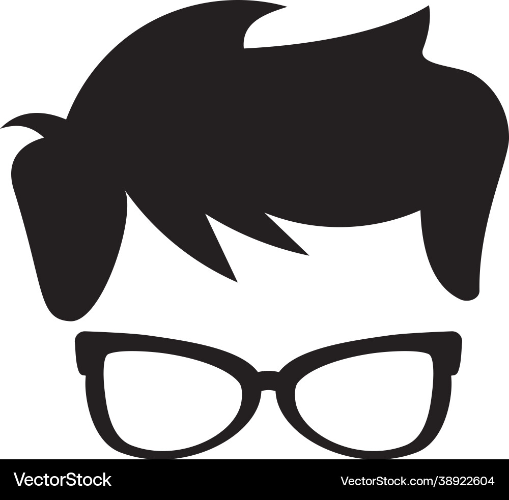 Nerd geek boy icon design template Vector Image