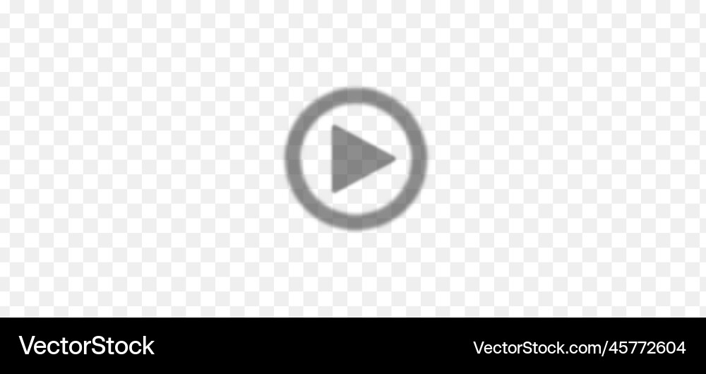 Play button icon on transparent background player Play button icon on transparent background player vector image