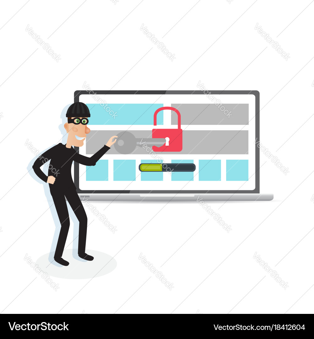 Vulnerability search seo optimizationweb vector image