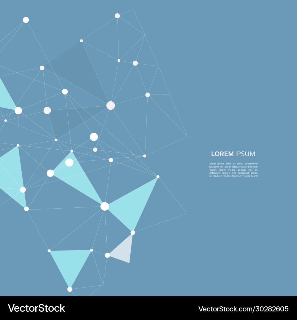 Abstract connection structure science Abstract connection structure science vector image