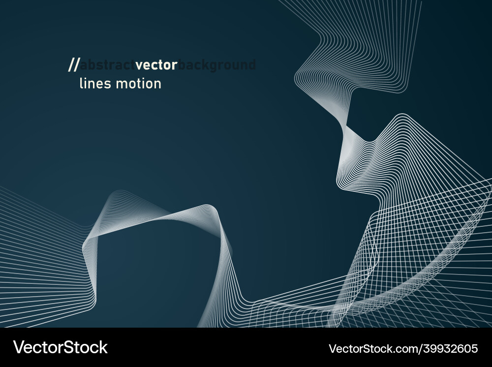 Abstract lines background vector image