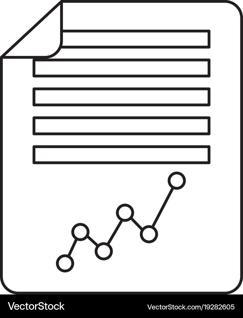 Graph chart icon image vector image
