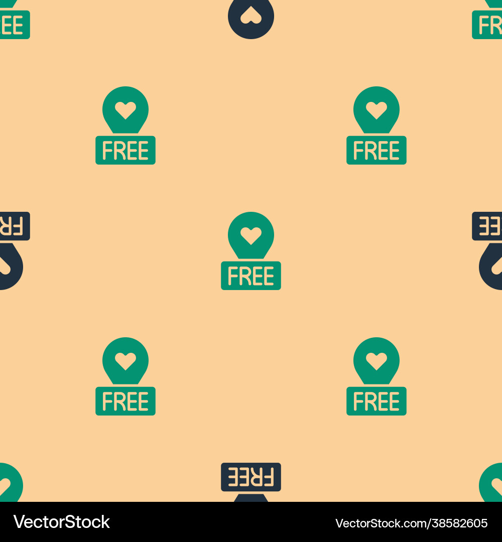 Green and black map pointer with heart icon Green and black map pointer with heart icon vector image