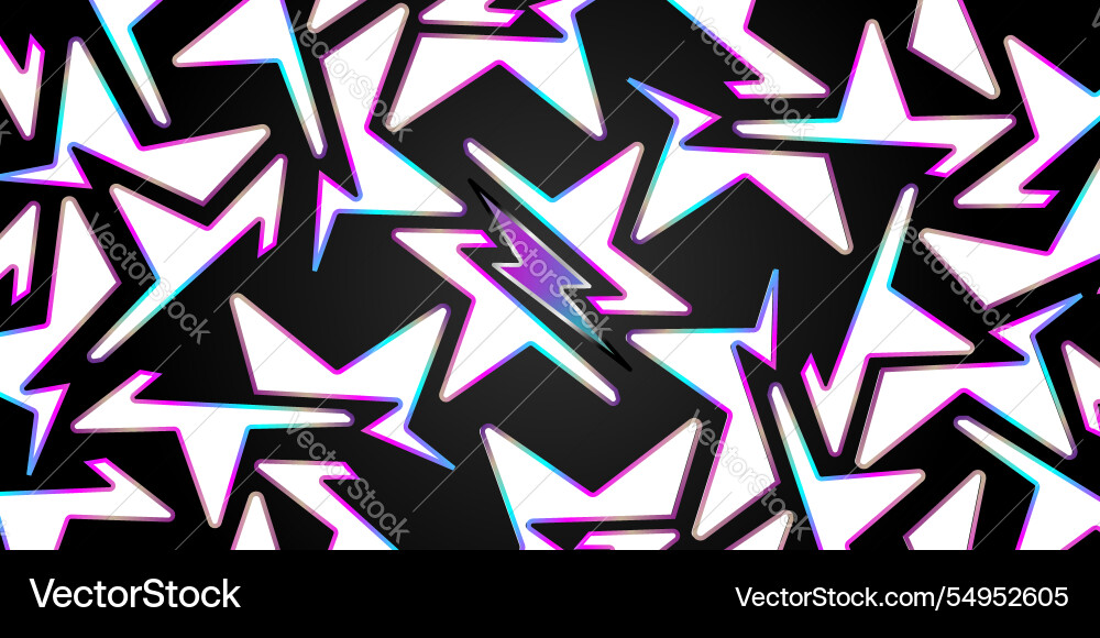 Lightning seamless pattern on white background Lightning seamless pattern on white background vector image