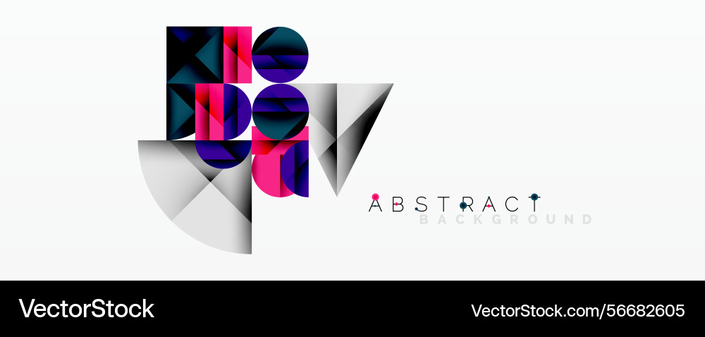 Modern abstract design geometric shapes overlap Modern abstract design geometric shapes overlap vector image
