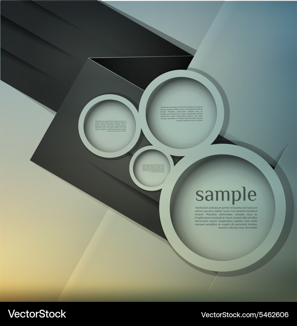 Abstract background number line vector image