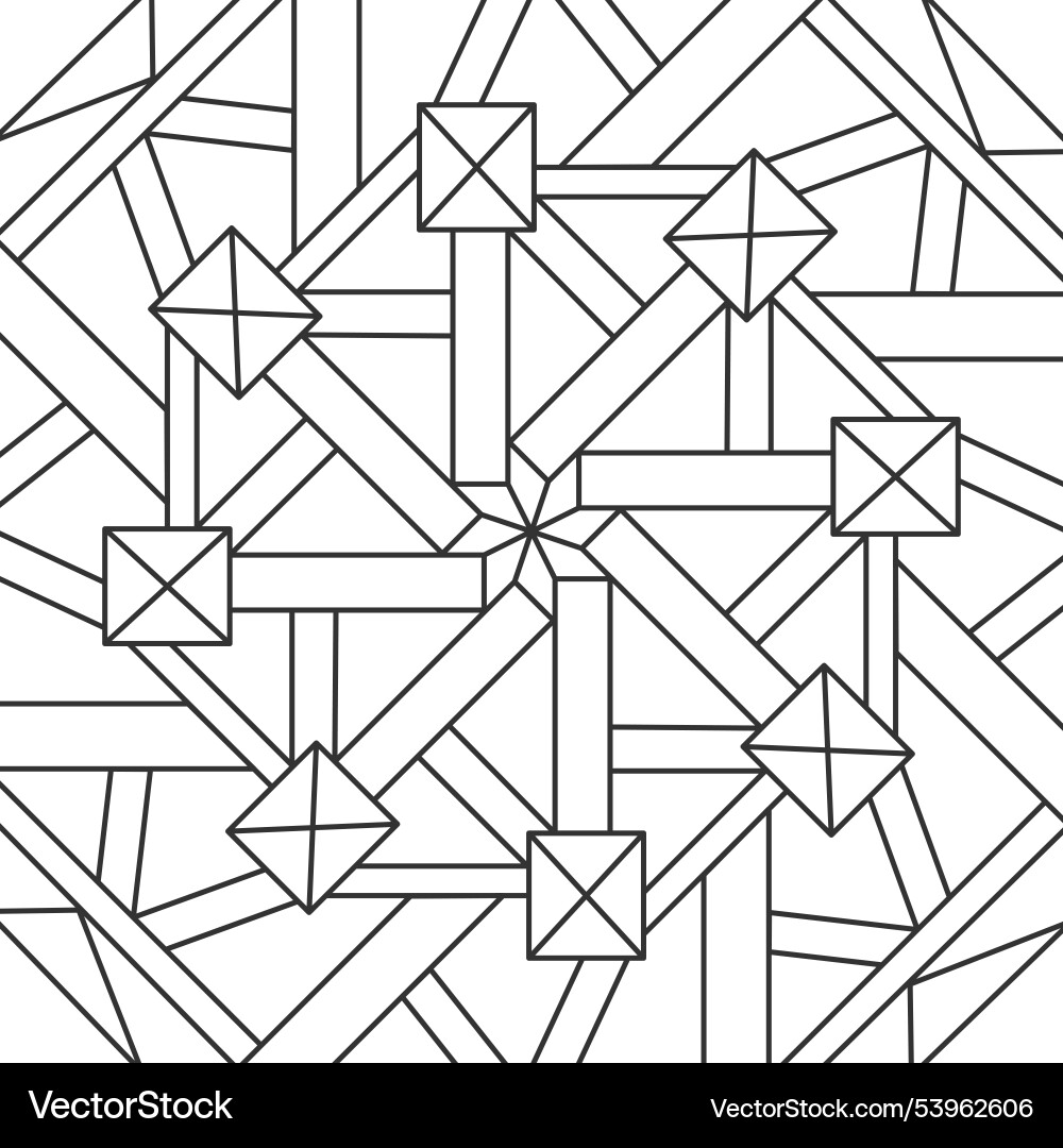 Abstract pattern the background of simple lines vector image