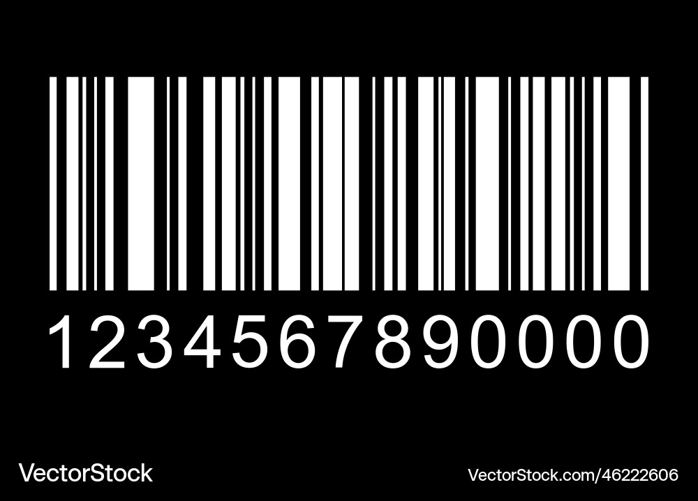 Barcode icon bar code for web flat design isolated Barcode icon bar code for web flat design isolated Vector Image