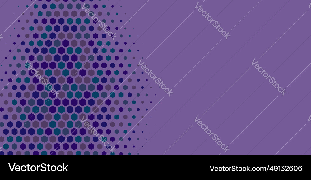 Geometric abstract hexagon multi color background Vector Image
