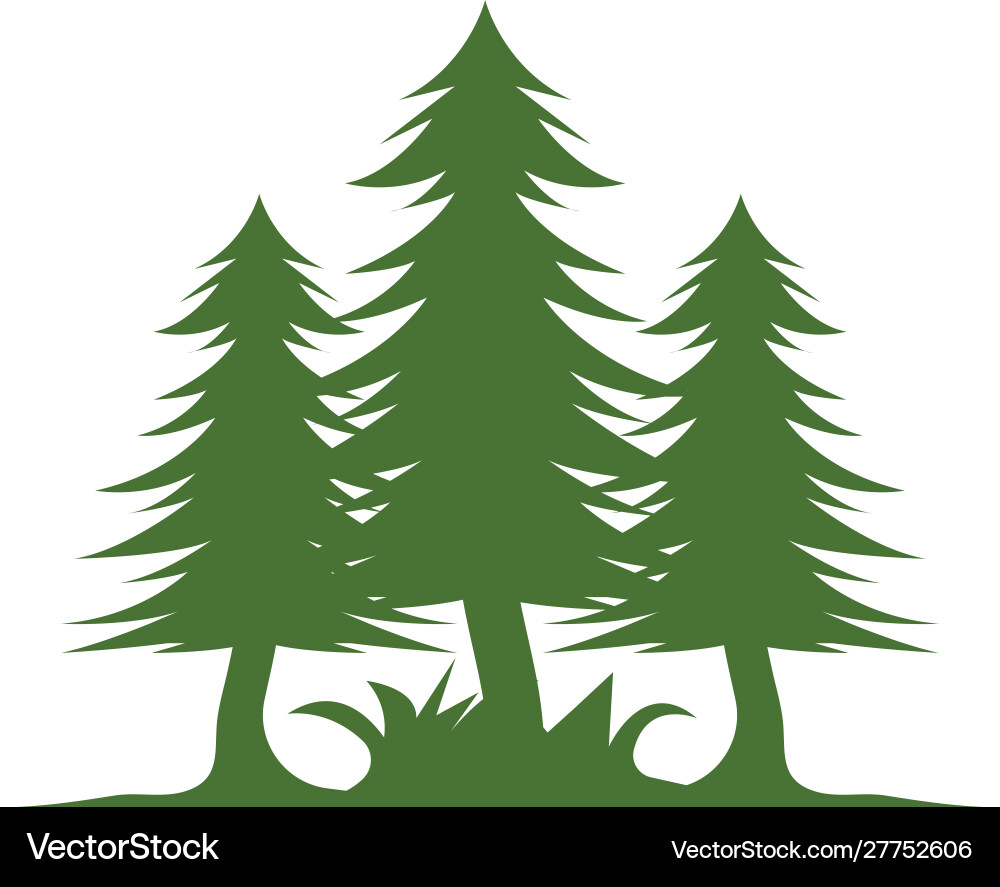 Pines tree design Vector Image