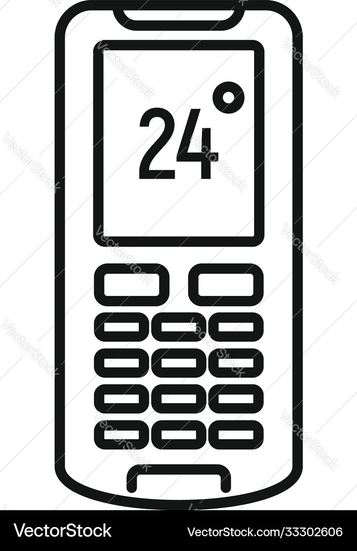 Remote control air equipment icon outline style Remote control air equipment icon outline style vector image