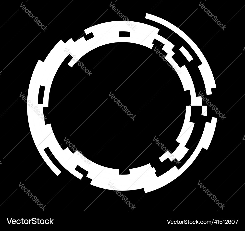Abstract gui ui geometric circle element Abstract gui ui geometric circle element vector image