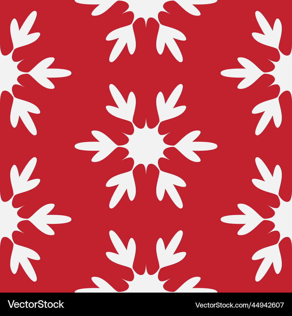 Christmas seamless pattern with snowflake Vector Image