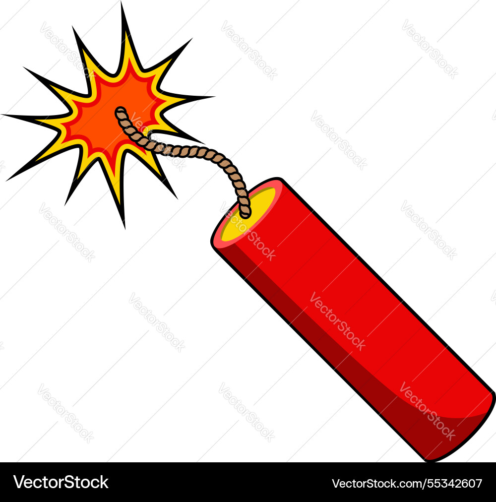 Dynamite Stick Icon Royalty Free Vector Image - VectorStock