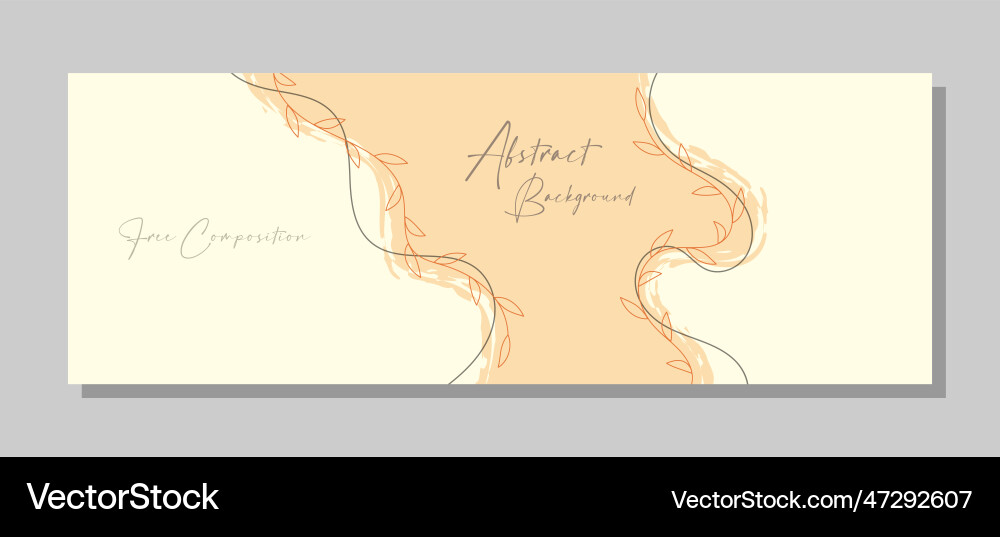 Handmade background layout with arbitrary shapes vector image