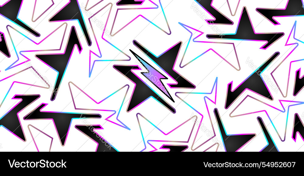 Lightning seamless pattern on white background Lightning seamless pattern on white background vector image