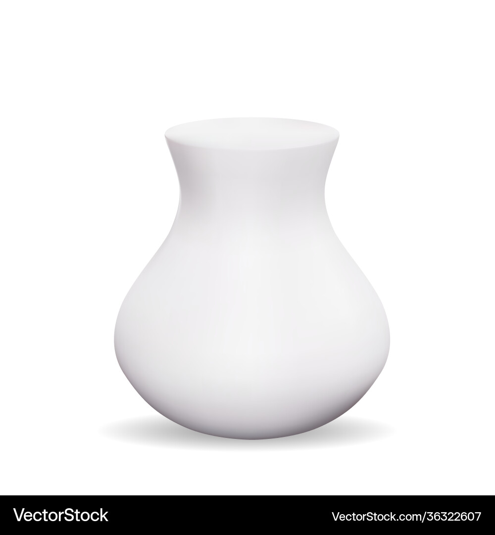Realistic 3d vase design element eps10 Realistic 3d vase design element eps10 vector image