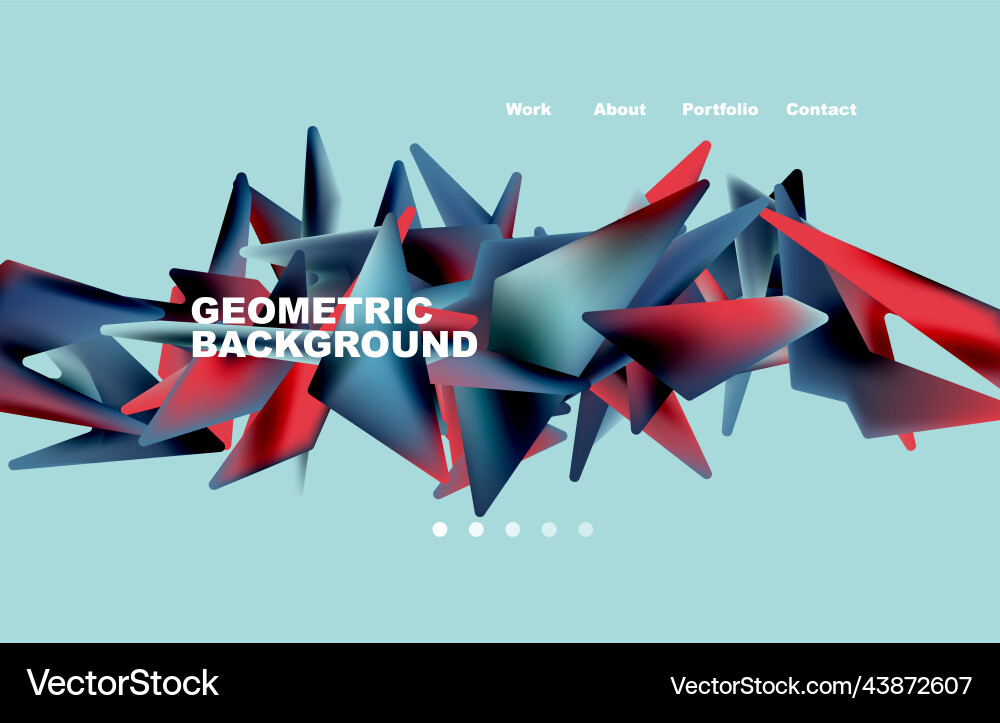 Shards shape composition abstract background web Shards shape composition abstract background web Vector Image
