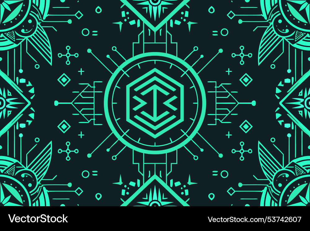 Thin circuit trace lines on technology background Thin circuit trace lines on technology background Vector Image