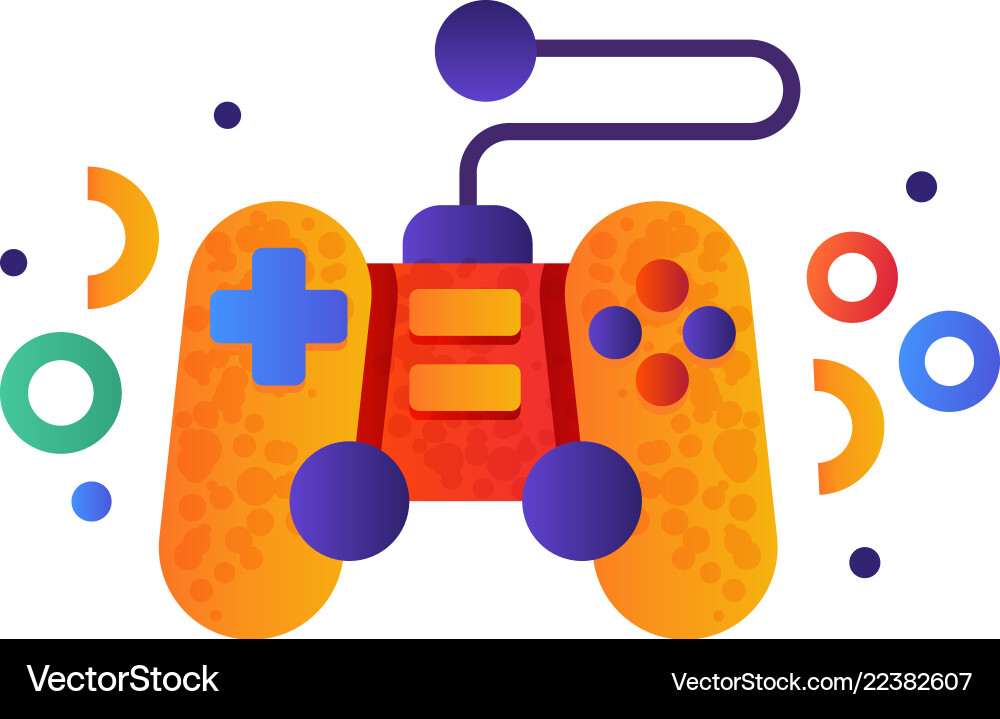 Video game controller gamepad Video game controller gamepad vector image