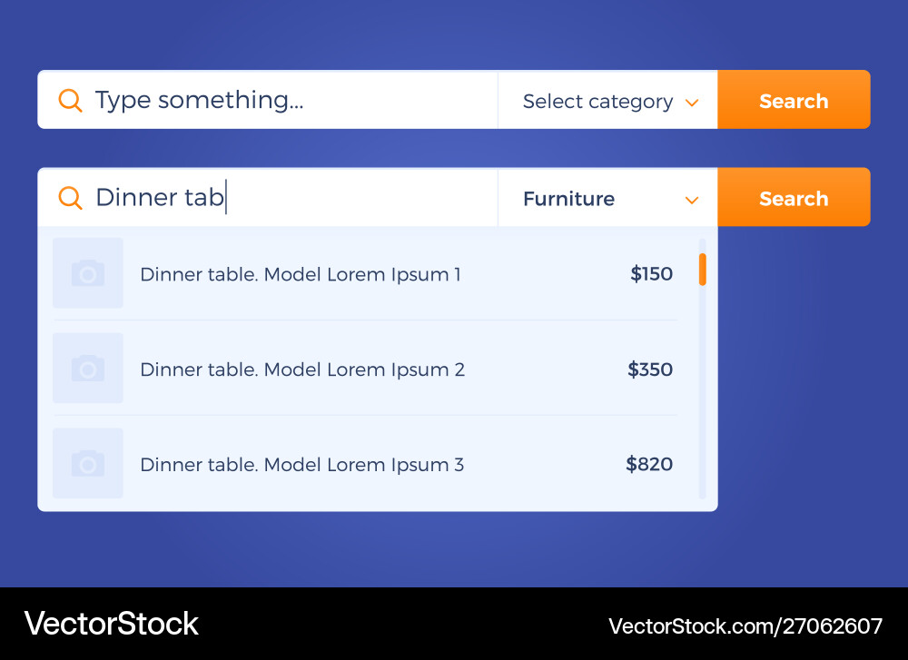 Web-ui-elements-search copy Web-ui-elements-search copy vector image
