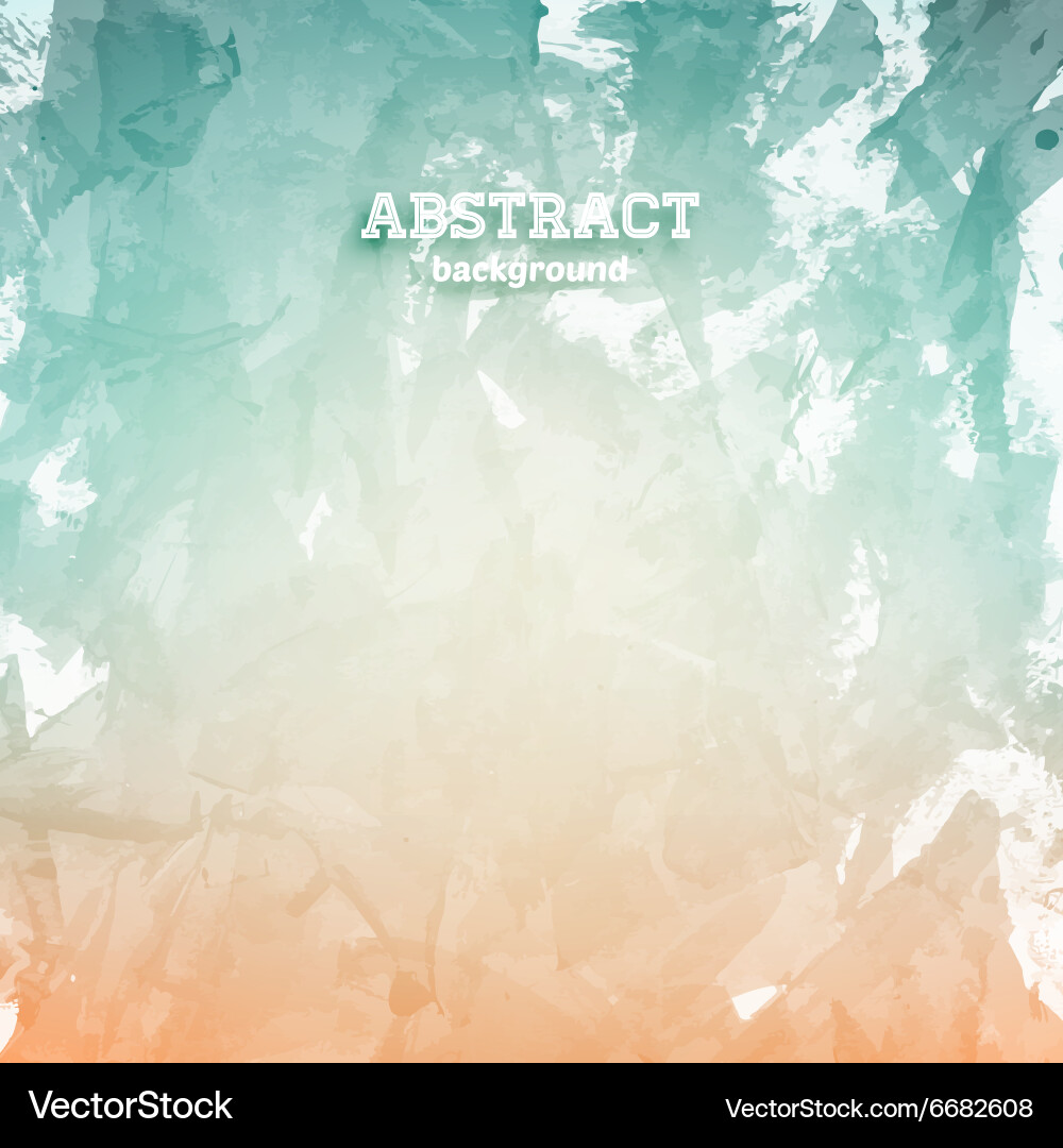Abstract Teal and Orange Gradient Background Vector Image