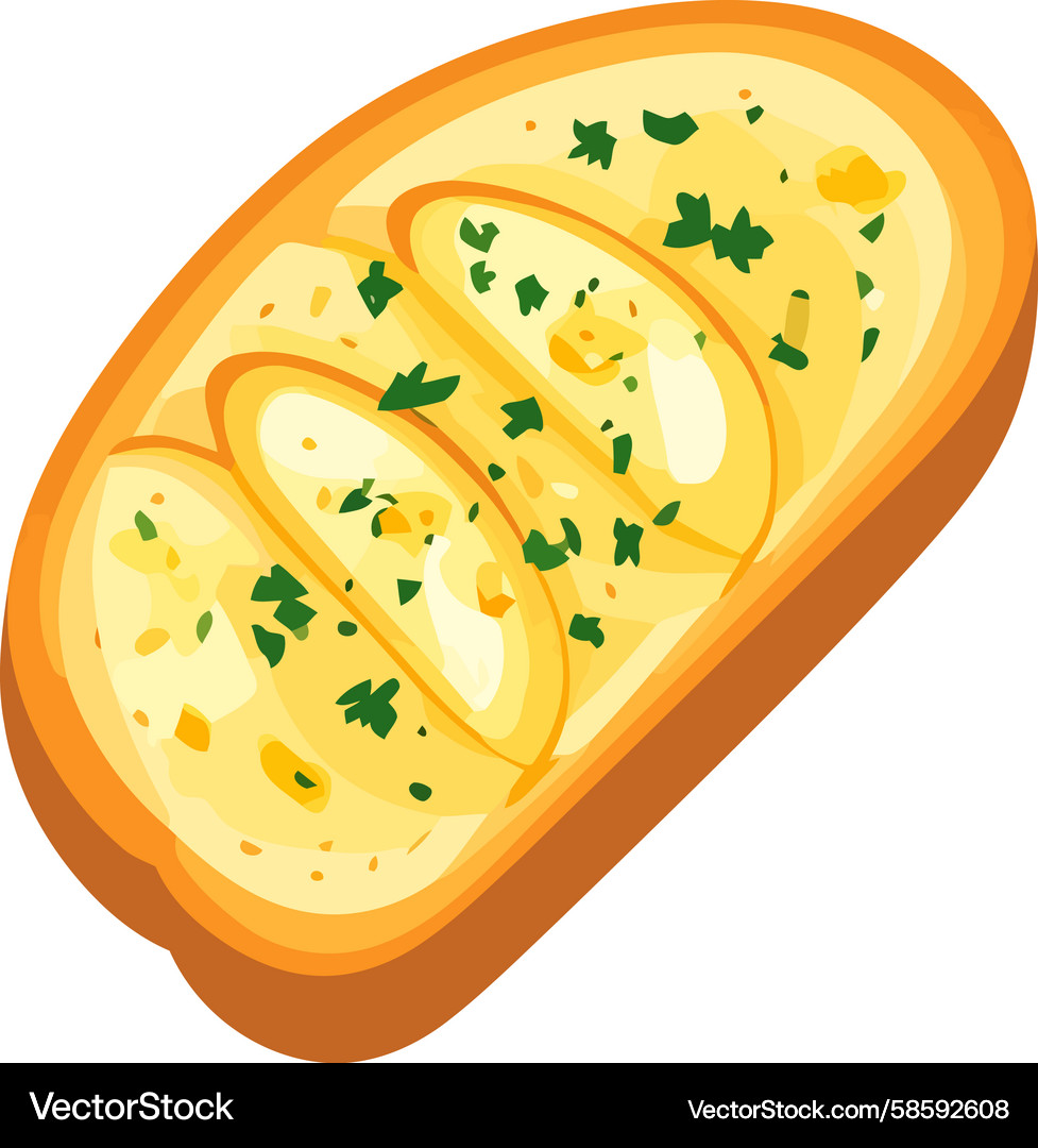 https://cdn.vectorstock.com/i/1000v/26/08/golden-toasted-garlic-bread-slice-vector-58592608.jpg